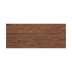 Bureau 1 tiroir et 3 niches en bois foncé - moka