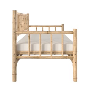 Canapé de jardin 3 places en bambou naturel - vadella