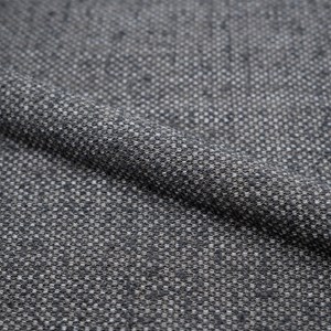 Chaise en tissu gris - angèle