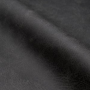 Lot de 2 chaises en cuir synthétique gris foncé - austin