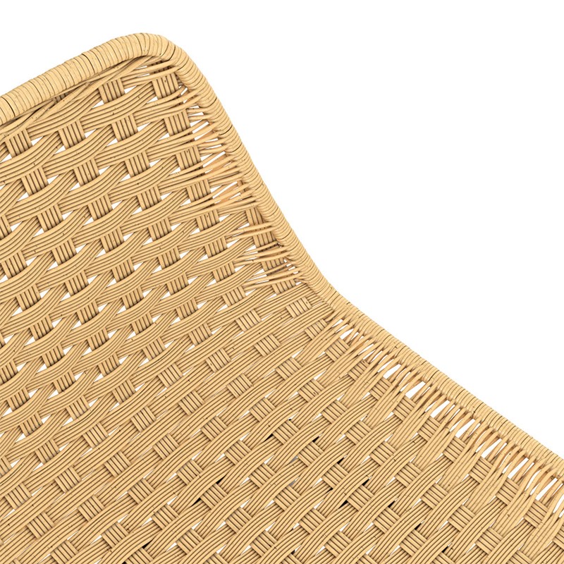 Rendez-vous Déco - Lot de 2 chaises pour îlot central 65,5 cm en rotin naturel - mara