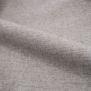 Lot de 2 chaises pour îlot central 66,5 cm en tissu beige - pipo