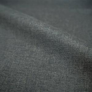 Lot de 2 chaises pour îlot central 66,5 cm en tissu gris foncé - pipo