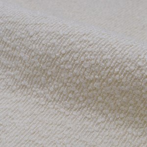 Lot de 2 chaises pour îlot central 67 cm en tissu bouclé beige - rosy