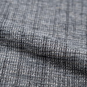 Chaise de bar en tissu gris chiné 76 cm - socky