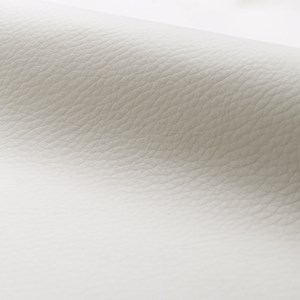 Chaise de bureau pivotante en cuir synthétique blanc 79-91cm - baudoin