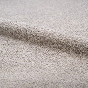 Chaise de bureau pivotante et réglable en tissu bouclé beige - dune