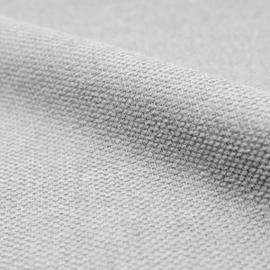 Chaise de bureau pivotante et réglable en bois et tissu gris - louis