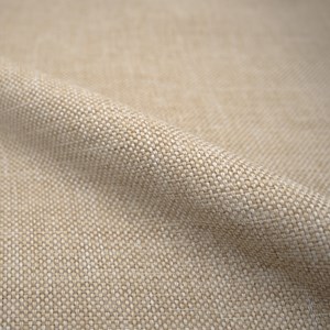 Chaise de jardin en tissu beige et bois d'acacia - izïa