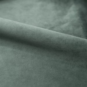 Lot de 2 chaises en bois foncé et velours vert - nico