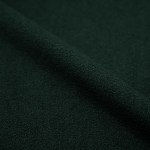 Lot de 2 chaises vertes en tissu bouclette et pied en métal - groom