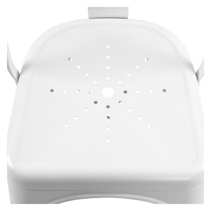 Lot de 2 chaises en métal blanc mat - indus