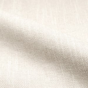 Lot de 2 chaises en tissu beige et métal noir - killi