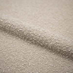 Lot de 2 chaises pour îlot central 65.5 cm en tissu bouclette beige - henrik