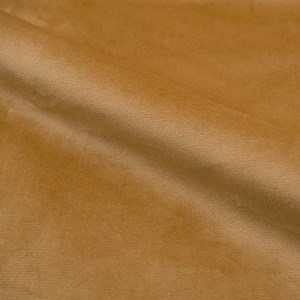 Lot de 2 chaises en velours jaune et pieds en métal - rosy