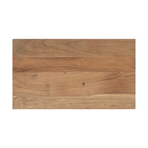 Commode en bois d'acacia et métal, 3 tiroirs - alabama