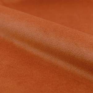 Fauteuil en velours orange curcuma - mona