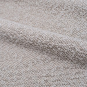 Fauteuil en tissu bouclé blanc - naya