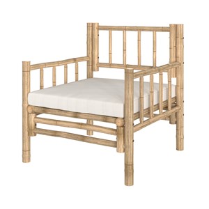 Fauteuil de jardin en bambou naturel - vadella