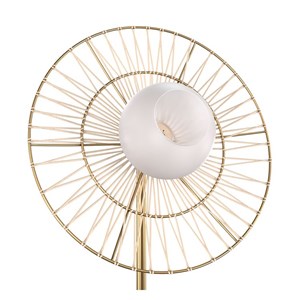 Lampadaire en métal doré - bandia