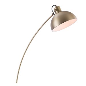 Lampadaire en métal couleur laiton - jersey