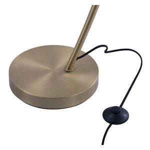 Lampadaire en métal couleur laiton - jersey