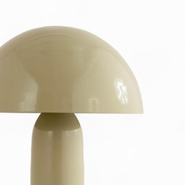 Lampe en métal gris argile - enaïs