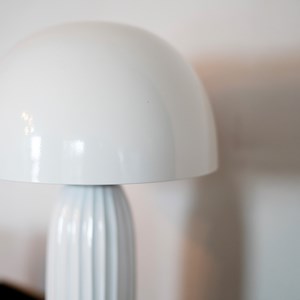 Lampe en métal blanc - joy