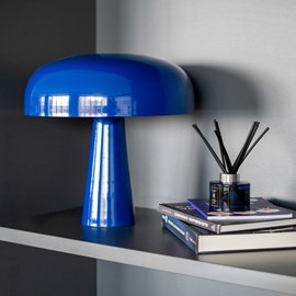 Lampe en métal bleu foncé - livia