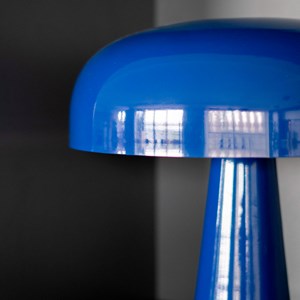 Lampe en métal bleu foncé - livia