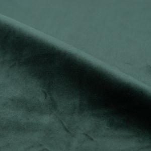 Lit double 140x190 cm en velours vert et pieds doré - gala