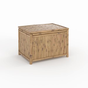 Lot de 3 coffres de jardin en bambou - vadella