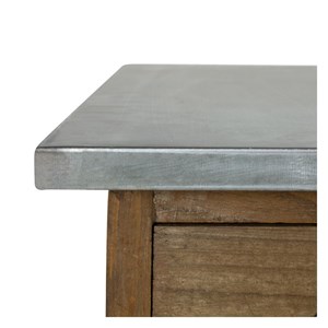 Meuble de bar en bois de cèdre recyclé et métal - spritz