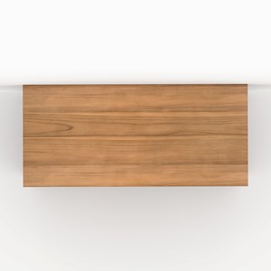 Meuble de salle de bain en bois de teck 120 cm - césar