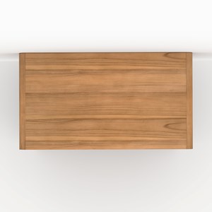 Meuble de salle de bain en bois de teck 90 cm - kafa