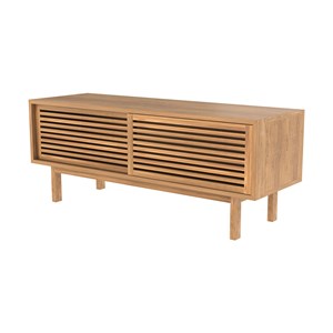 Meuble tv en bois de teck 120 cm - bormes