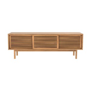 Meuble tv en bois de teck 140 cm - bormes