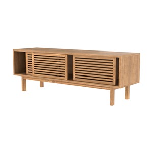 Meuble tv en bois de teck 140 cm - bormes