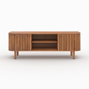 Meuble tv en bois d'acacia 145 cm - paola