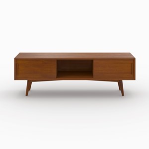 Meuble tv en bois de teck massif 150 cm - waya