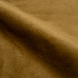 Pouf en velours jaune - emmy