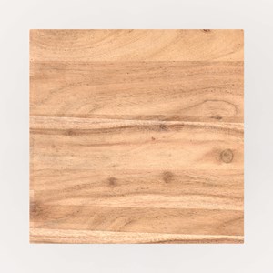 Grande sellette en bois d'acacia et métal - shanghai