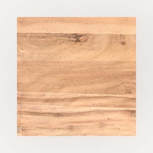 Moyenne sellette en bois d'acacia et métal - shanghai