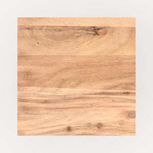 Petite sellette en bois d'acacia et métal - shanghai