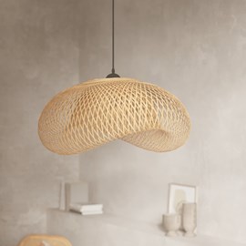 Suspension en bambou naturel d88 cm - anya