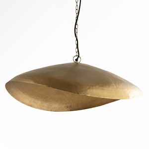 Suspension en métal doré 72 cm - elora