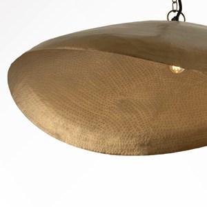 Suspension en métal doré 72 cm - elora