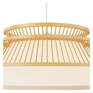 Suspension en bambou naturel d46 cm - maupiti