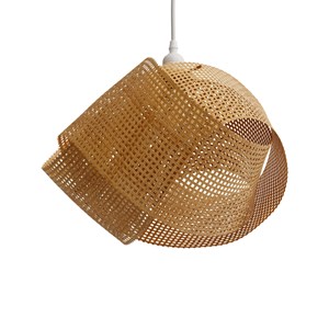 Suspension en bambou naturel et métal d40 cm - orta