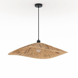 Suspension en raphia 75 cm - stellaire